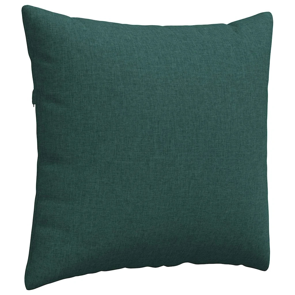 Cuscini da Divano 2 pcs Verde Scuro 45 x 45 cm Tessuto 42013916
