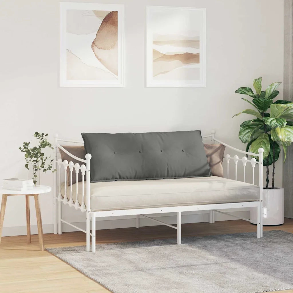 Cuscino per Schiena Grigio scuro 120 x 50 cm 42014818