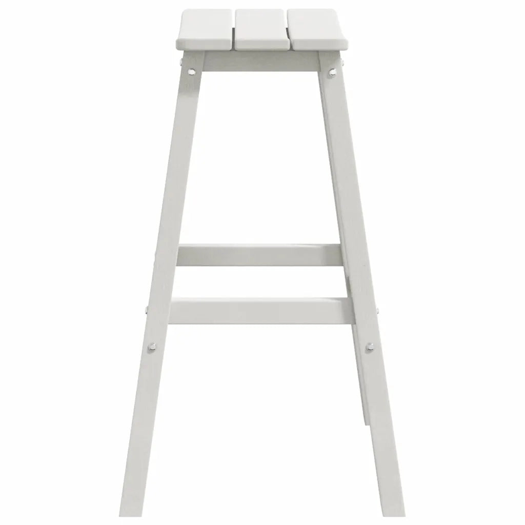 Sgabello da bar 2 pcs Bianco 52 x 43 x 73,5 cm HDPE 42006610