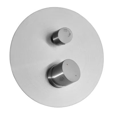 Set doccia incasso satinato con soffione 30 e kit doccia completo Gemini