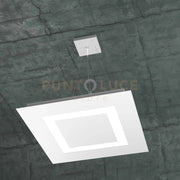 CARPET SOSPENSIONE 50X50 4 LUCI BIANCO 1137-S50-BI