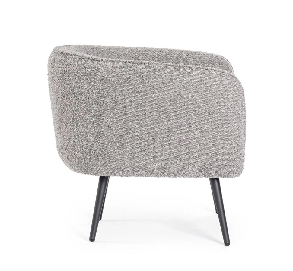 POLTRONA AVRIL GRIGIO BOUCLE'