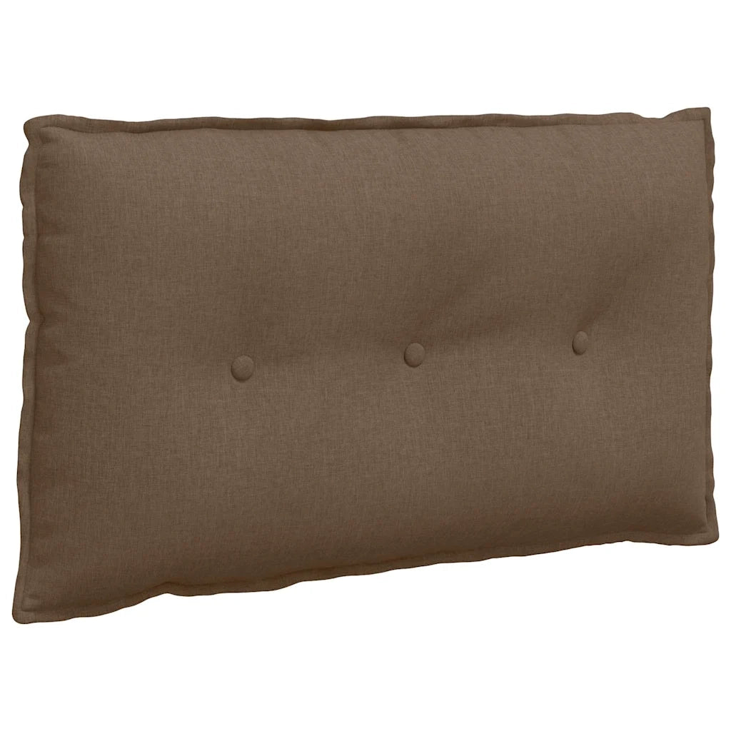 Cuscino per Schiena Marrone 80 x 19 x 50 cm Tessuto 42014705
