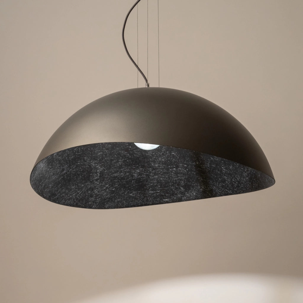 Sospensione Solaris argento/nero Ø48cm E27 Sigma Lighting