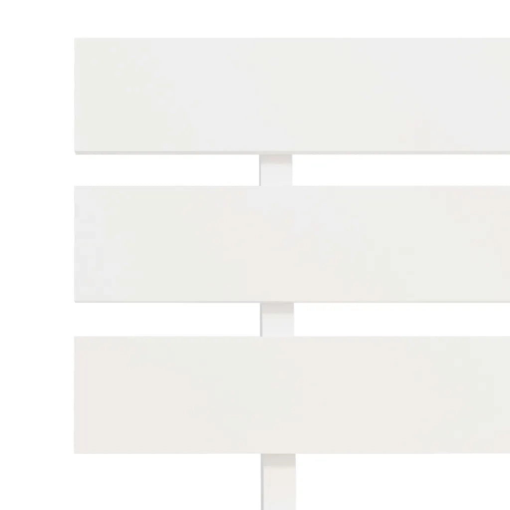 Letto matrimoniale | Letto per adulti | Giroletto senza Materasso Bianco 160x200 cm Legno Massello Pino