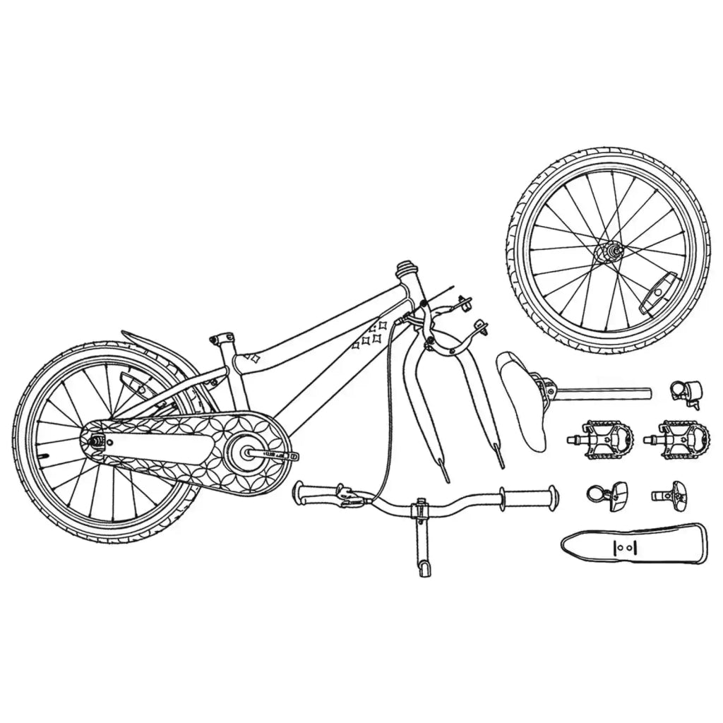 Bicicletta per Bambini 18 Pollici per bambini dai 5 ai 7 anni 42009478