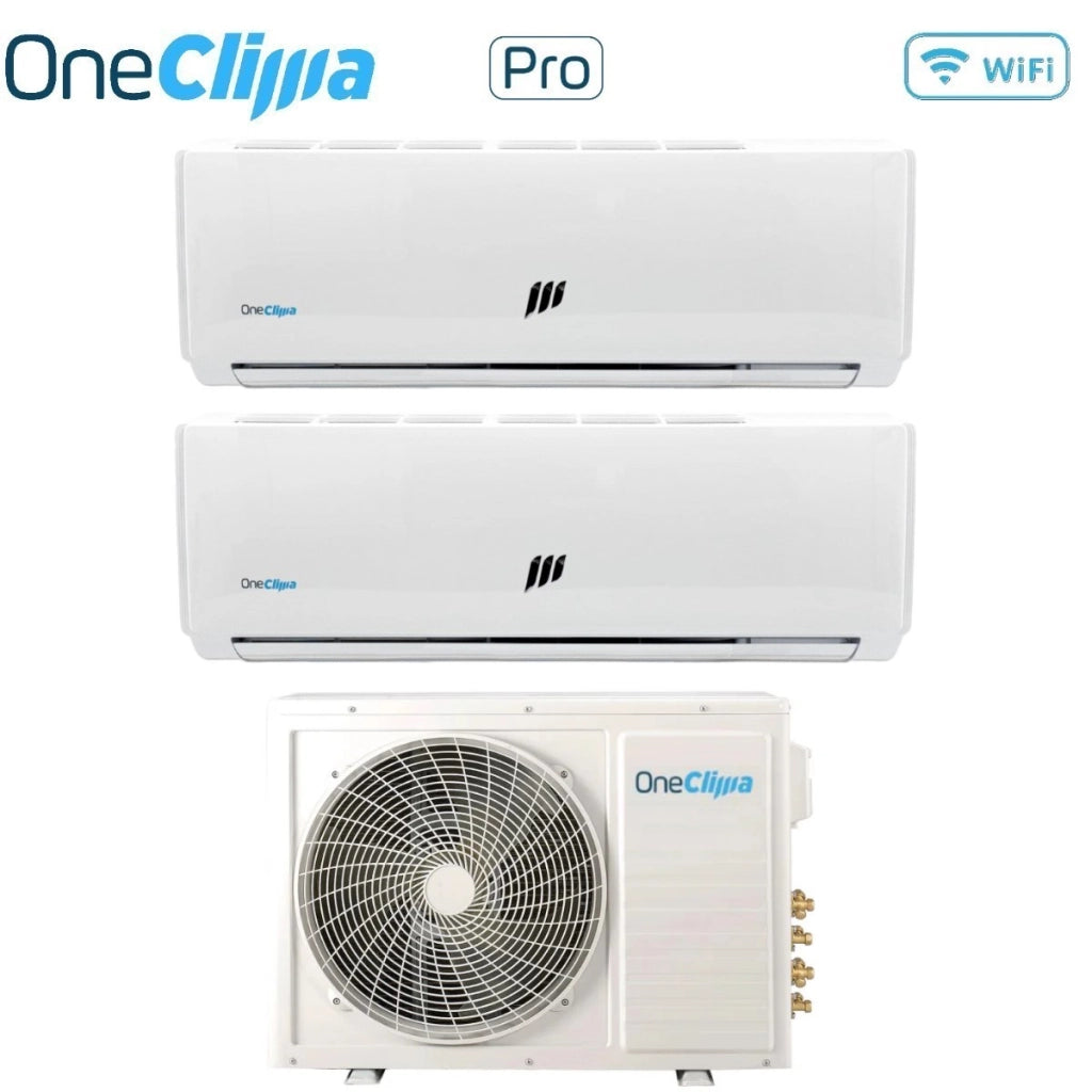 Condizionatore Dual Split OneClima Pro 12+18 con MLT27x3/Y24 R-32 Wi-Fi Optional