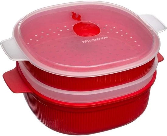 Serbatoio di 4 litri in plastica rosso