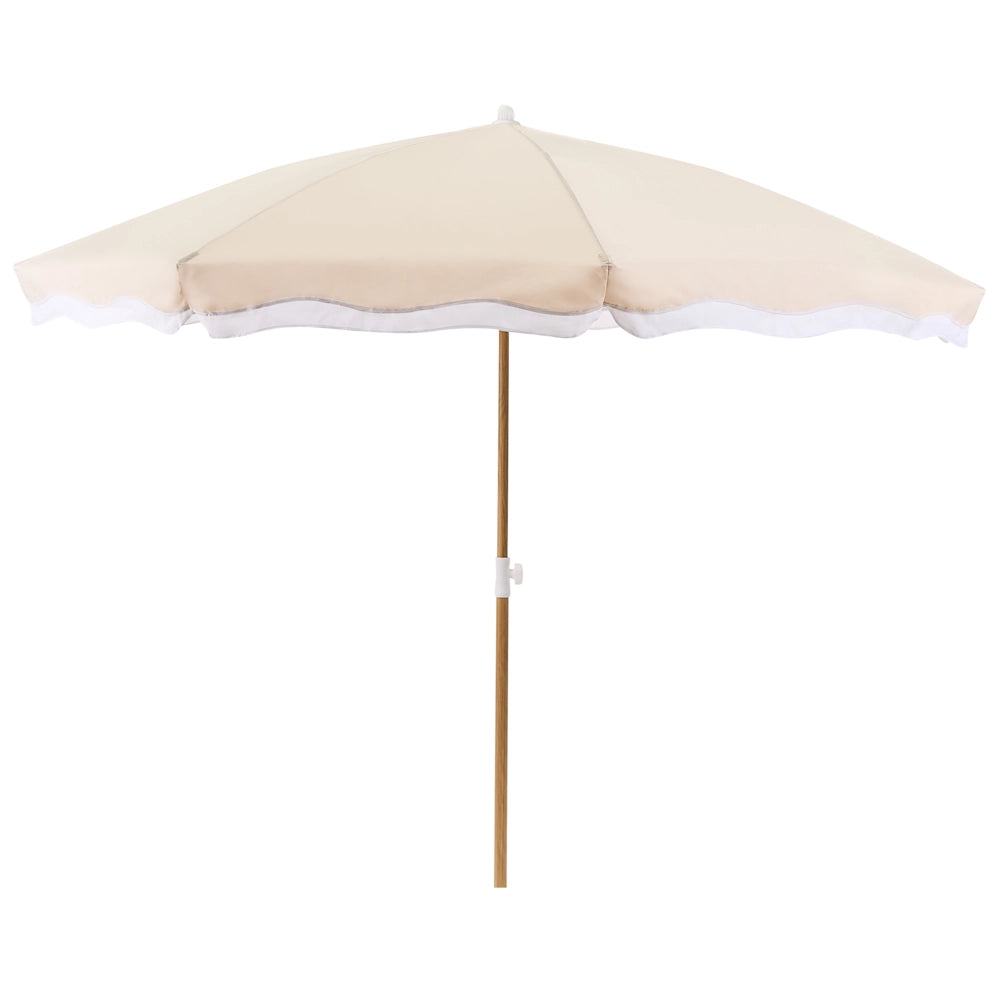 Ombrellone da giardino ⌀ 232 cm beige Elegante e moderno esterno