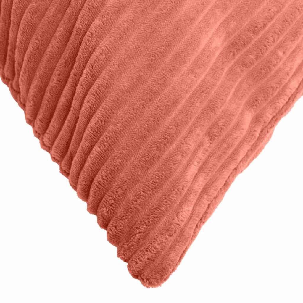 Federa 2 pcs ALMELO Rosso Arancio 30 x 50 cm corduroy 913965