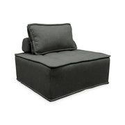 Modulo per divano modulare, 1 posto, grigio