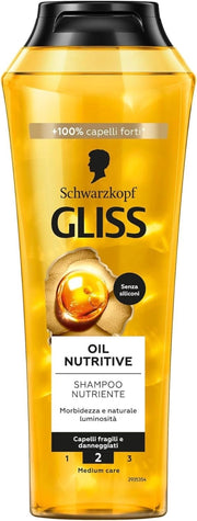 GLISS OIL NUTRITIVE SHAMPOO NUTRIENTE 250 ML