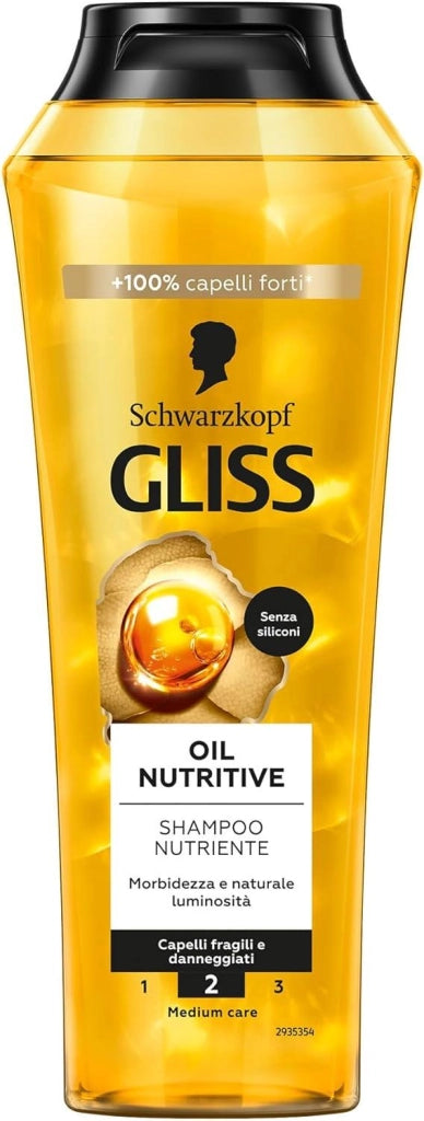 GLISS OIL NUTRITIVE SHAMPOO NUTRIENTE 250 ML