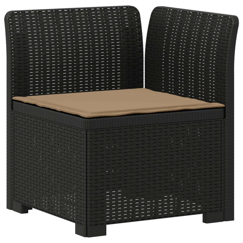 Divano da Giardino a 4 Posti con Cuscini in Stile Rattan PP 3443856