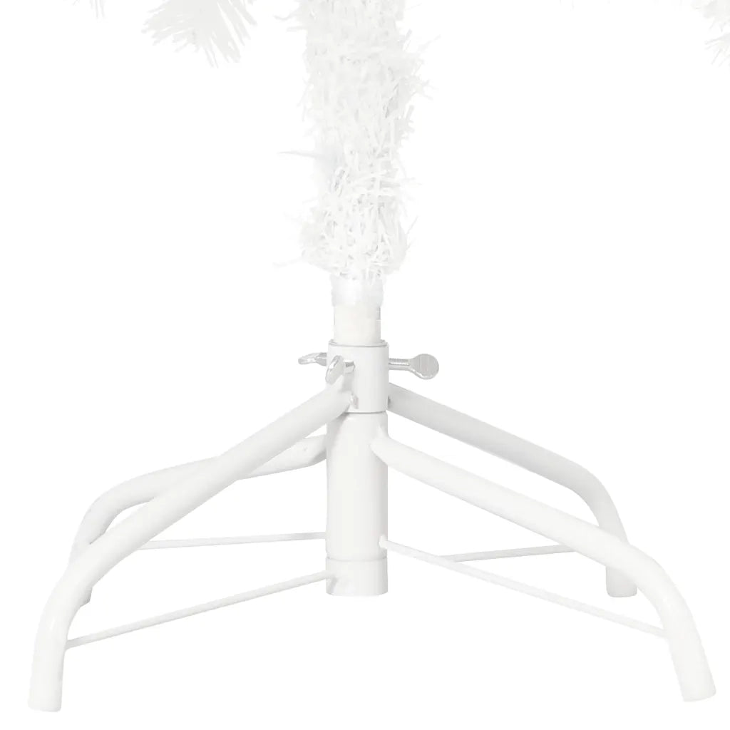 Albero di Natale Artificiale con Aghi Realistici Bianco 210 cm 321024