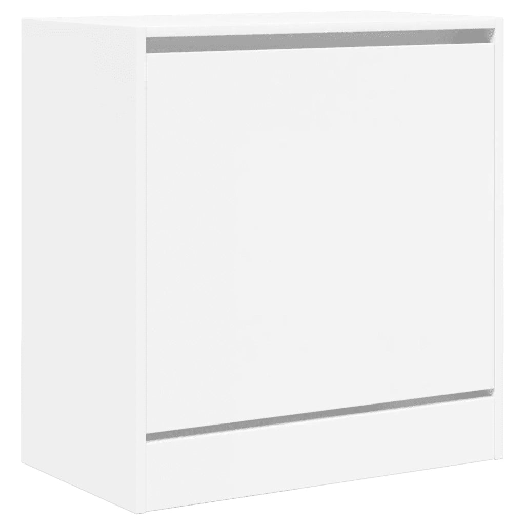 Scarpiera Bianca 60x34x63,5 cm in Legno Multistrato 839938