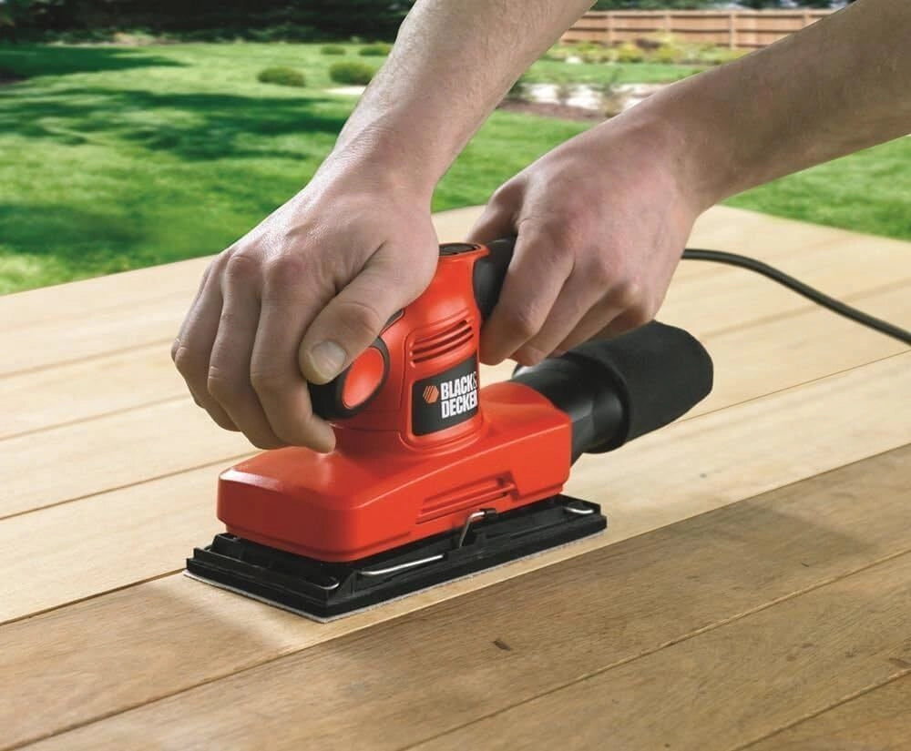 Black & Decker KA320EKA levigatrice portatile Levigatrice orbitale 7000 Giri/min 240 W