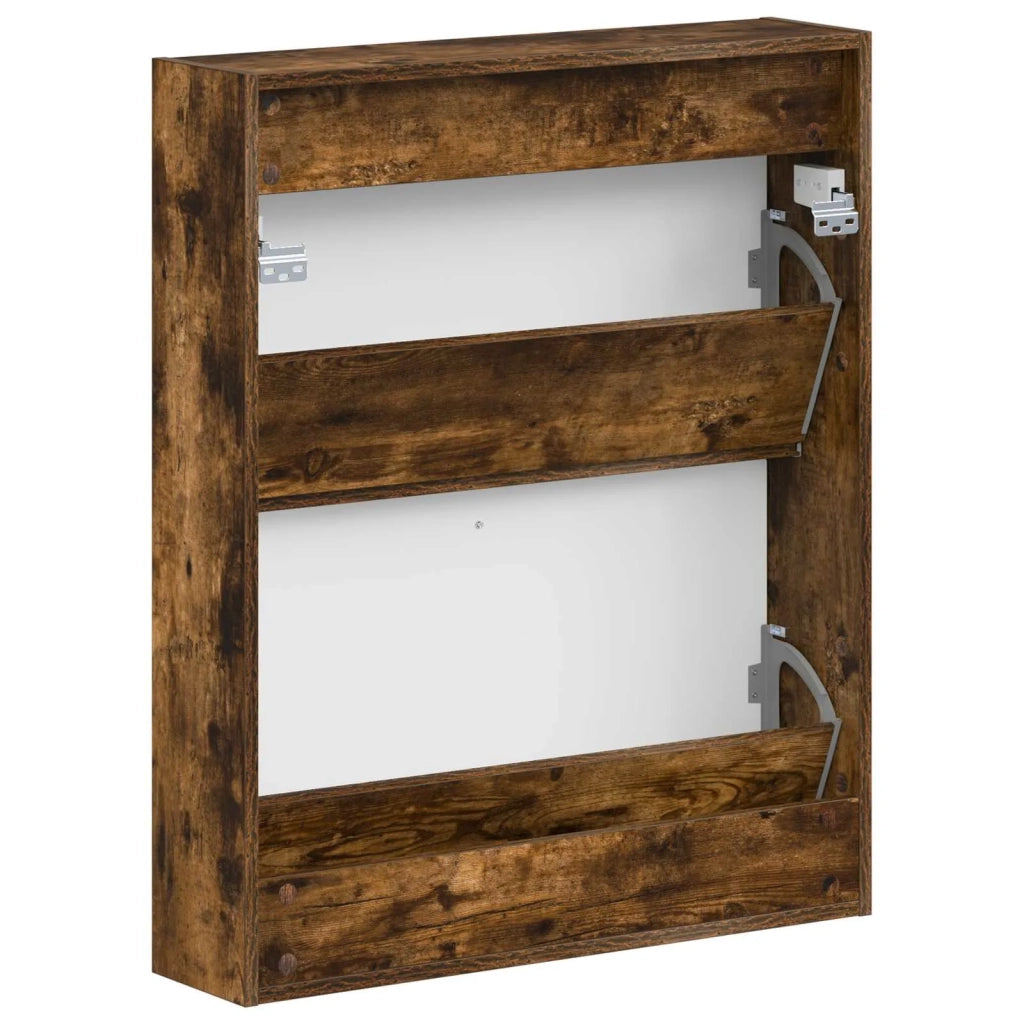 Mobiletto per Scarpe da Muro HAARLEM 71 x 17 x 86 cm 896860