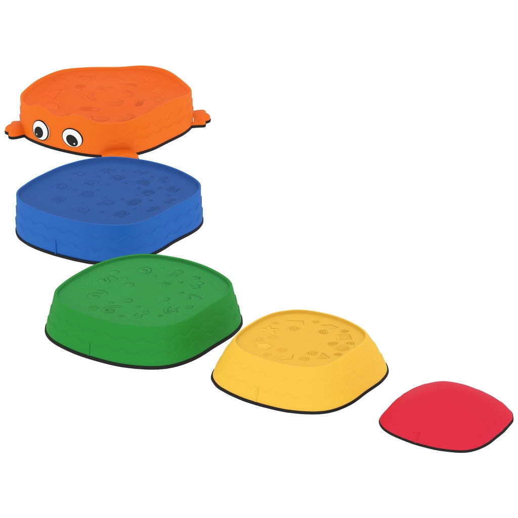 Set Pietre Equilibrio Impilabili ¨C Xylo ¨C 5 Pezzi Antiscivolo Multicolore Bambini
