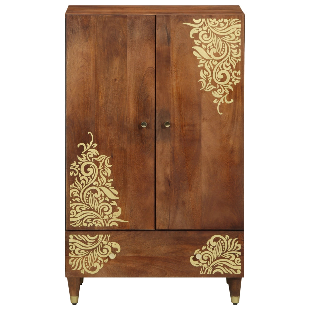 Credenza Marrone 60 x 33 x 100 cm Legno di mango massello 4018766