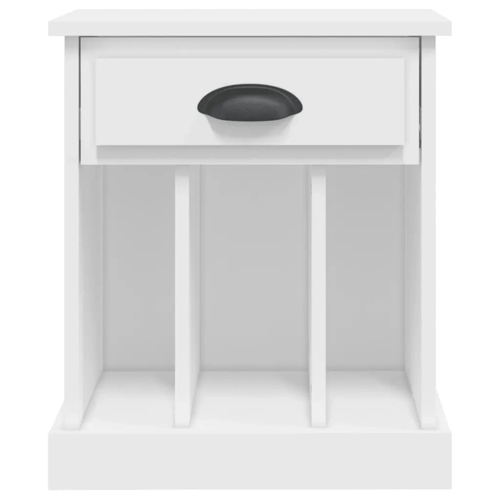 Comodini 2 pz-Set di 2 Tavolino da notte Bianchi 43x36x50 cm