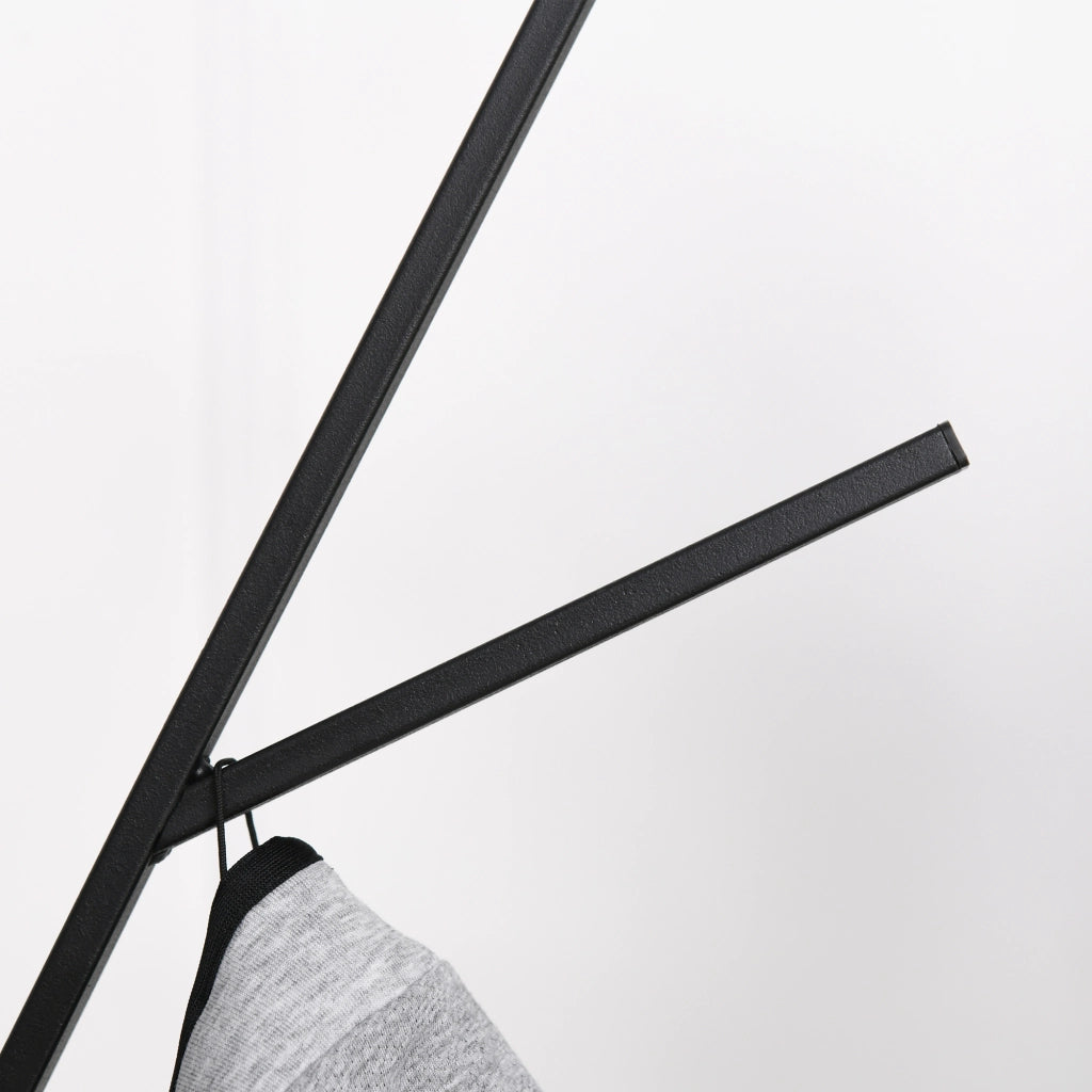 Appendiabiti con ripiani ¨C Minimal ¨C marrone 45x45x180 cm