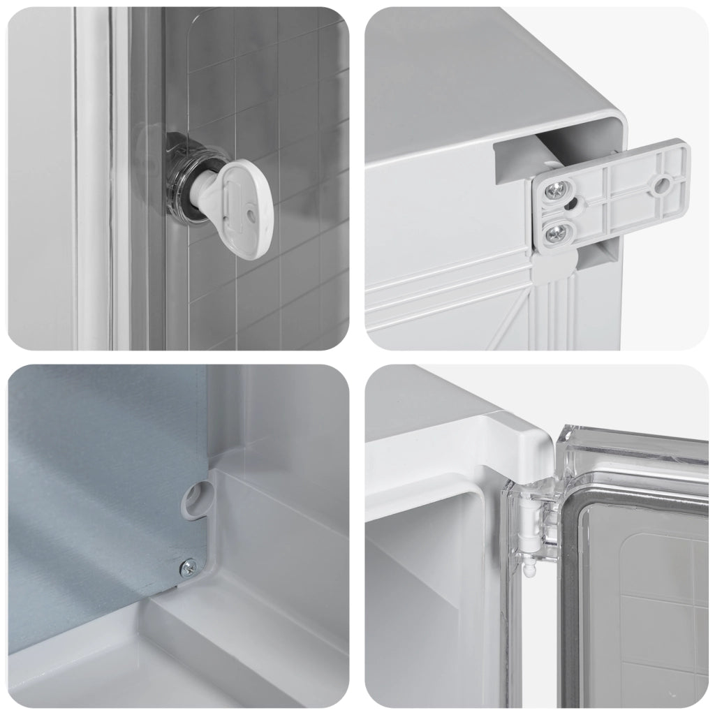 Armadio di Controllo IP65 Impermeabile Grigio 35x19,5x50 cm Plastica ABS