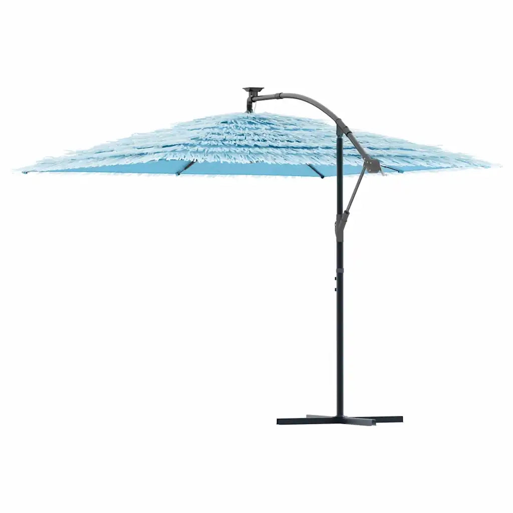 Ombrellone Giardino con Palo in Acciaio Blu 290x290x238 cm 4005083