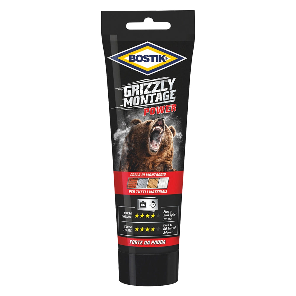 COLLA 'GRIZZLY MONTAGE POWER' gr. 370  - cartuccia  - BOSTIK