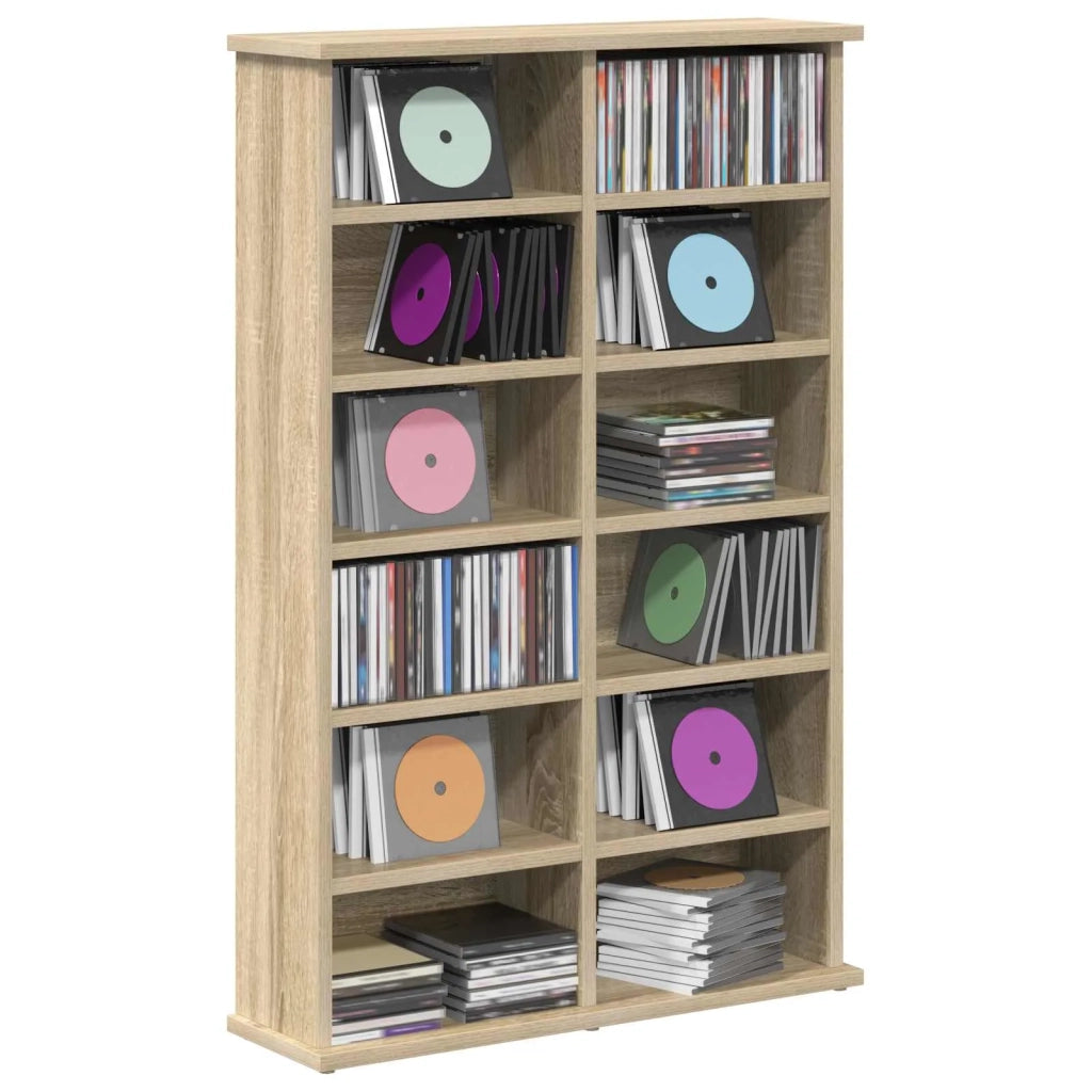 Mobile per CD Rovere Sonoma 60 x 17 x 92 cm 8012734