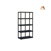 SCAFFALE IN PLASTICA  cm 100 x 40 x H 176 - 5 ripiani con ri