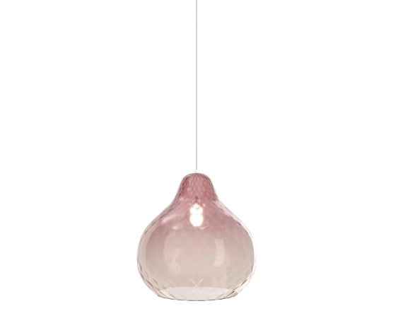 SOSP. CROMO 12 LUCI TONDA VETRI (8 X PICCOLO + 4 X GRANDE) TUTTI RUBINO 1191CR-S12 TMIX-RU
