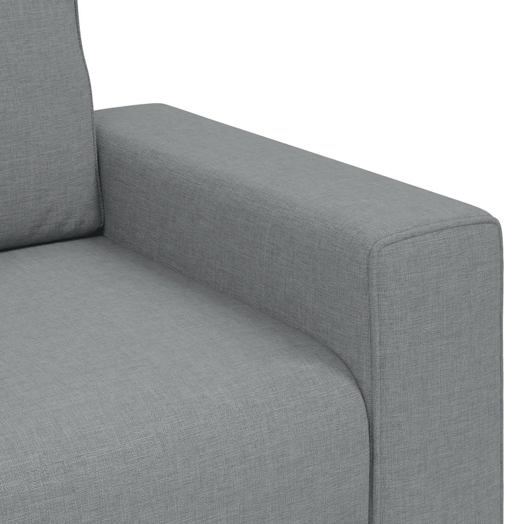 Divano a 2 Posti-Sofa 2 Posti Grigio Chiaro 120 cm in Tessuto 173860
