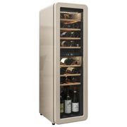 Nevada, Cantinetta Vino Doppia Temperatura, 30 Bottiglie, Bianca Crema, NVD120-30D
