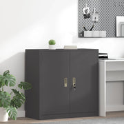 Armadio Nero 90 x 40 x 90 cm Acciaio