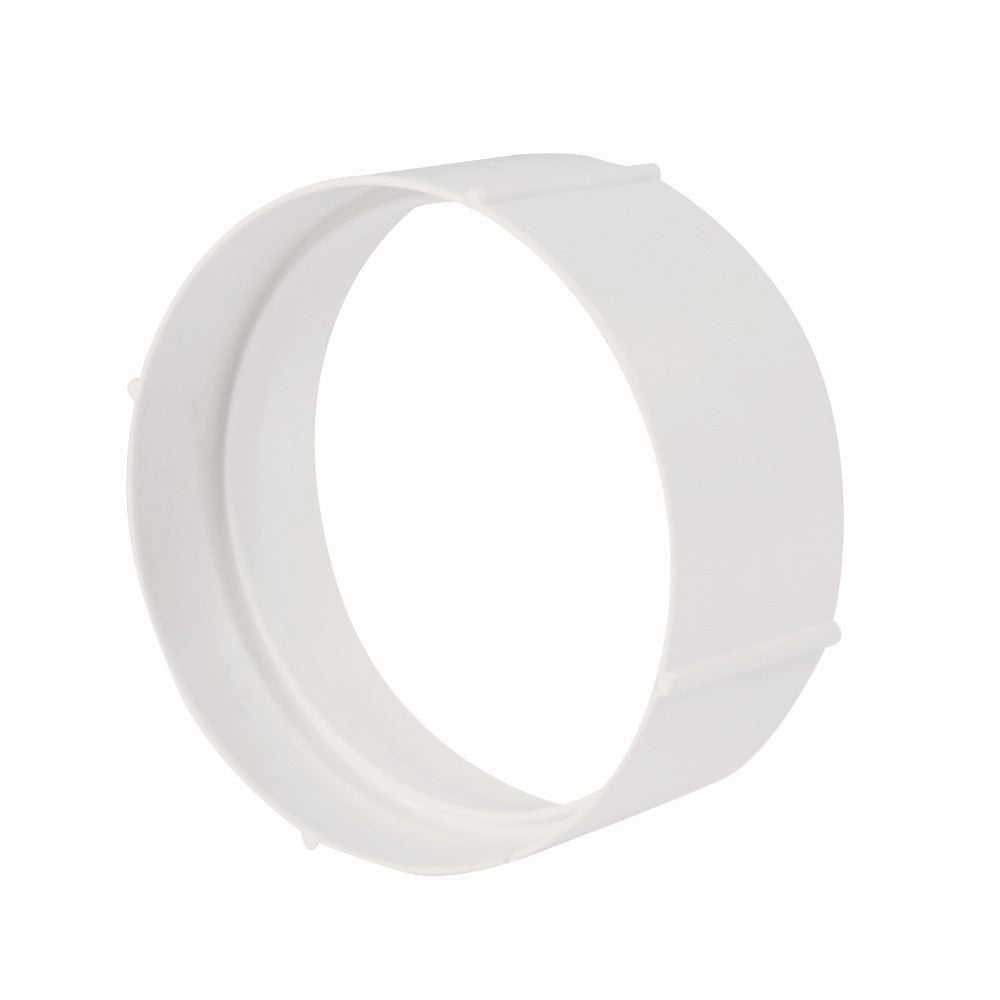 Giunto circolare 100mm bianco per cappe