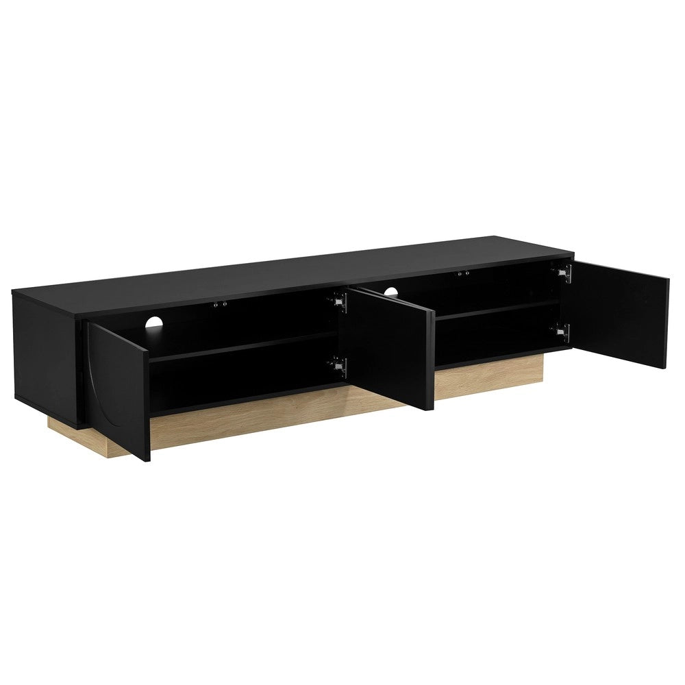 Mobile TV ¨C Xylo ¨C Nero, Legno, 175 cm