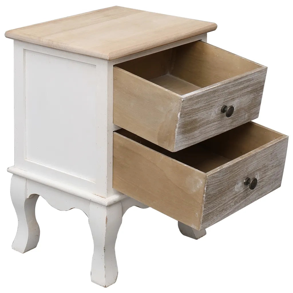 Comodino 35x30x50 cm in Legno di Paulownia 284064