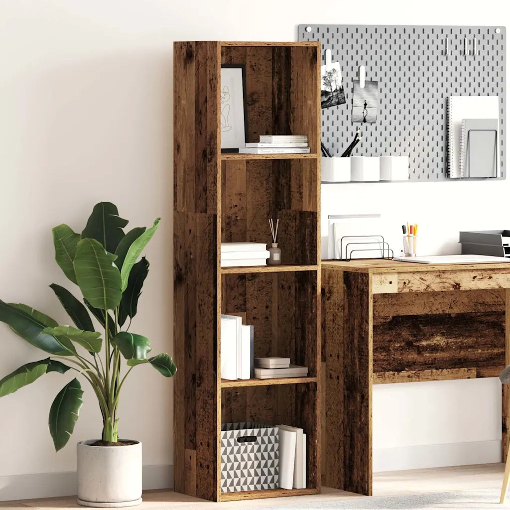 Libreria Legno Antico 40x30x152 cm in Legno Multistrato 857883