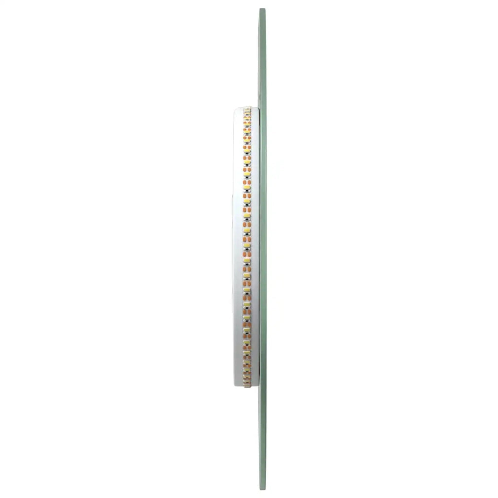 Specchio da bagno LED Trasparente Ø 30 cm vetro temperato 42045844