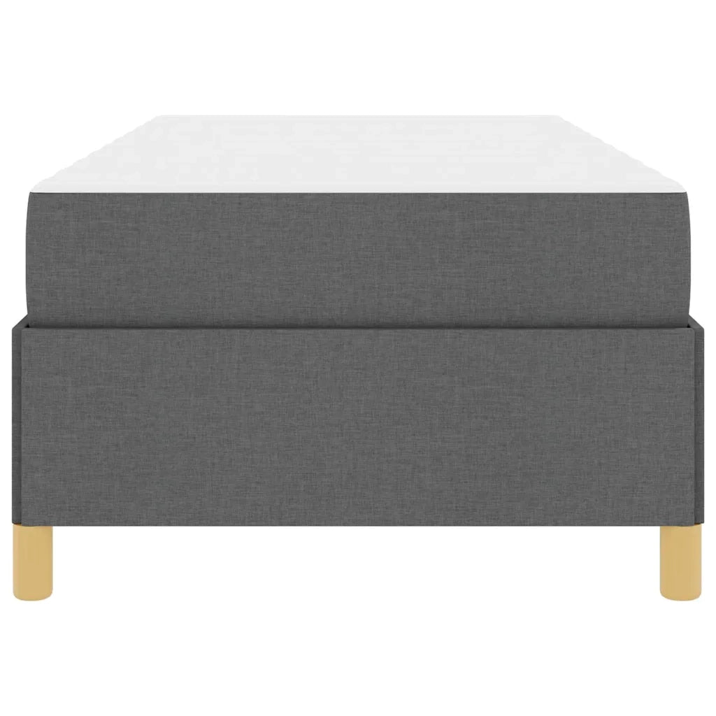 Struttura del letto Grigio scuro 90 x 190 cm Tessuto 3398900