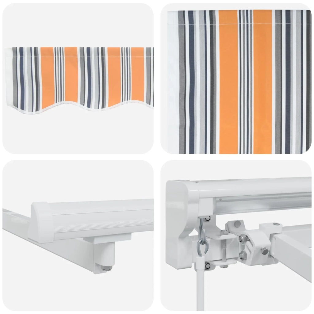 Cornice per Tenda Manuale con LED 3,5 x 2,5 m 3420601