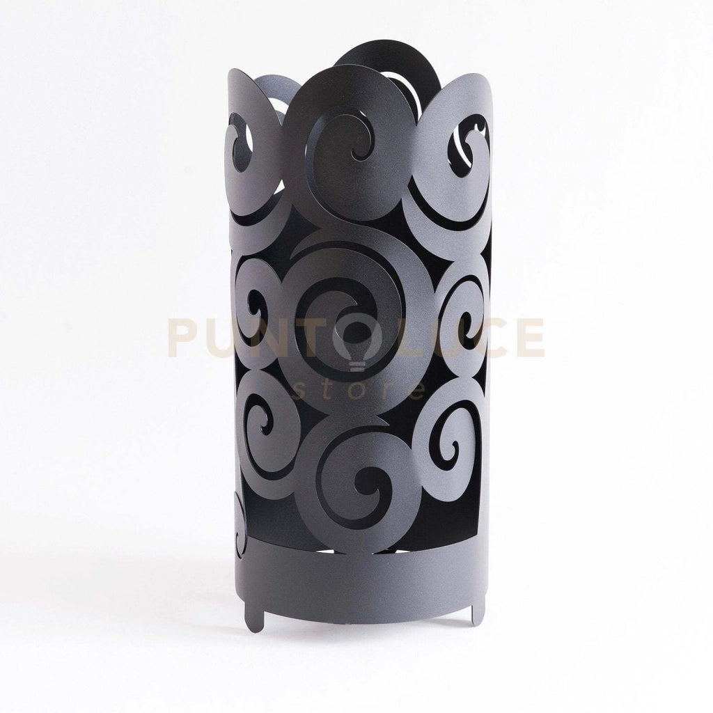 Portaombrelli di design Riccioli Nero