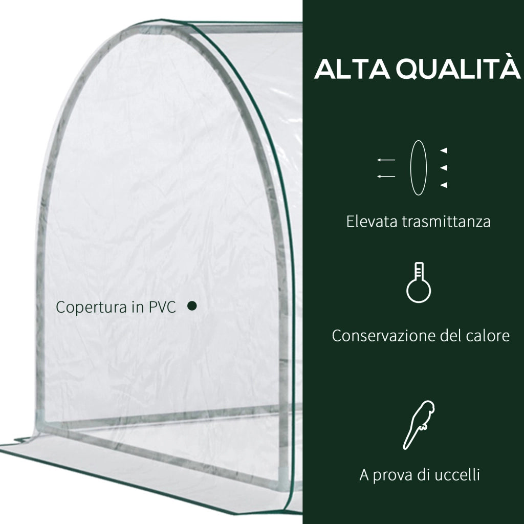 Serra da Giardino ¨C Minimal ¨C Acciaio, PVC, 250x100x80 cm