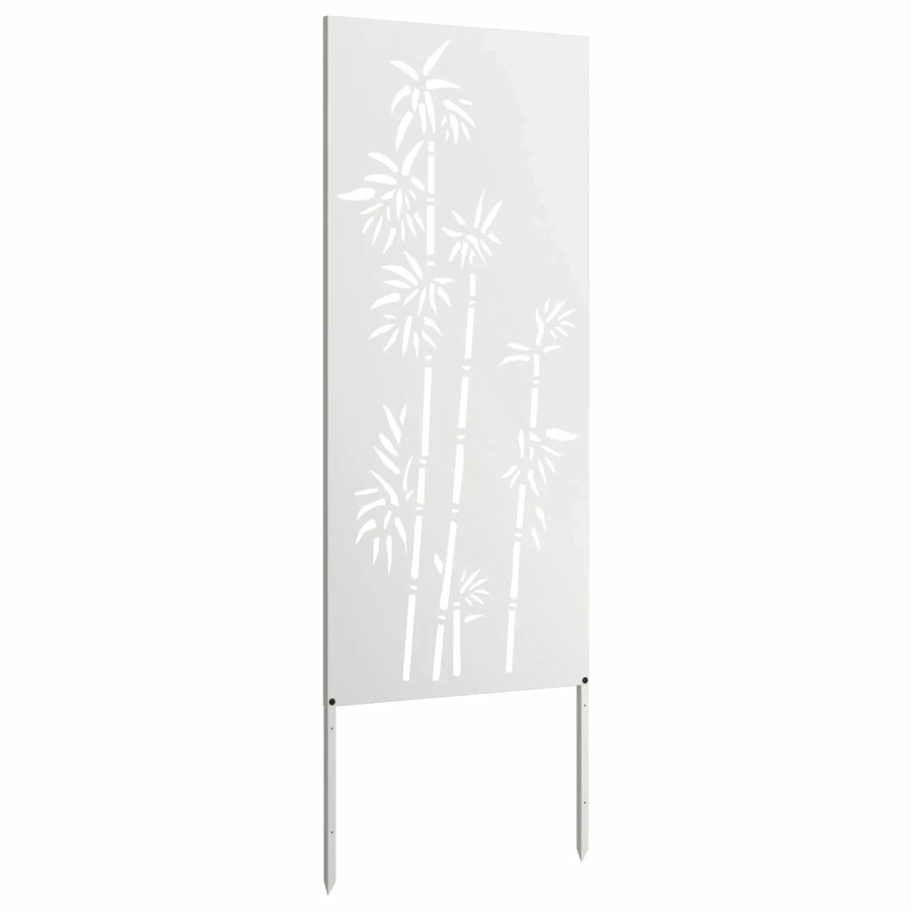 Schermo per privacy in giardino Floreale Bianco 50 x 140 cm 876295