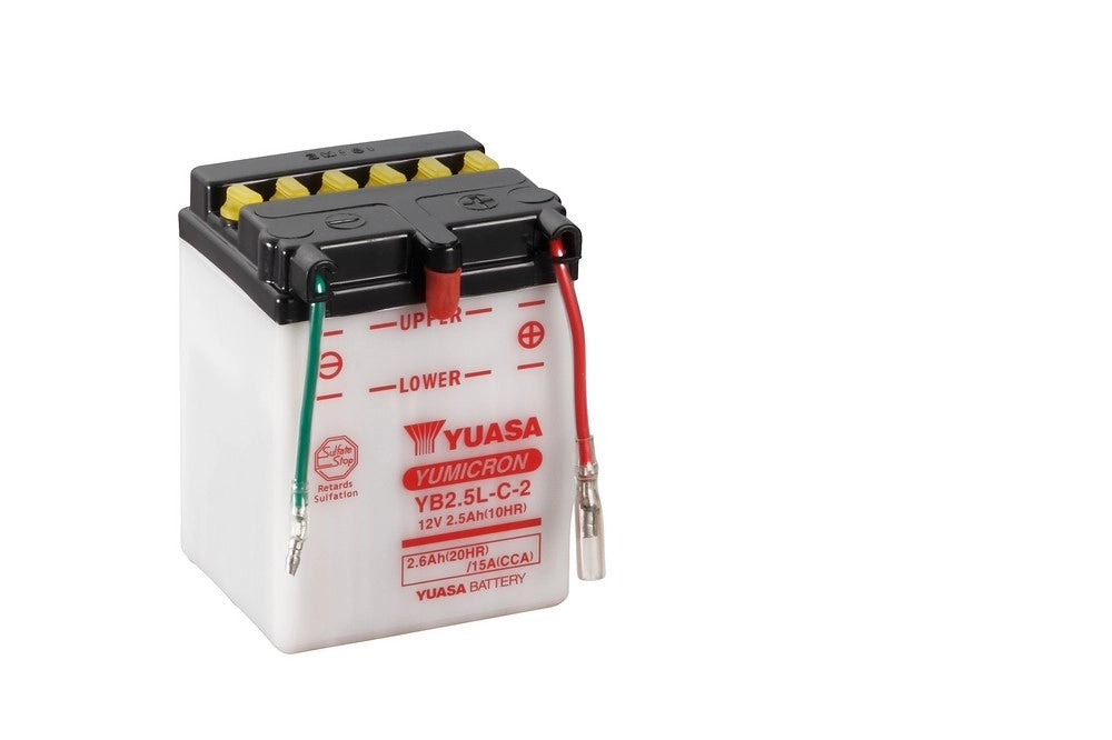 BATTERIA YUASA YB2,5 L-C-2 12V 2,5 Ah