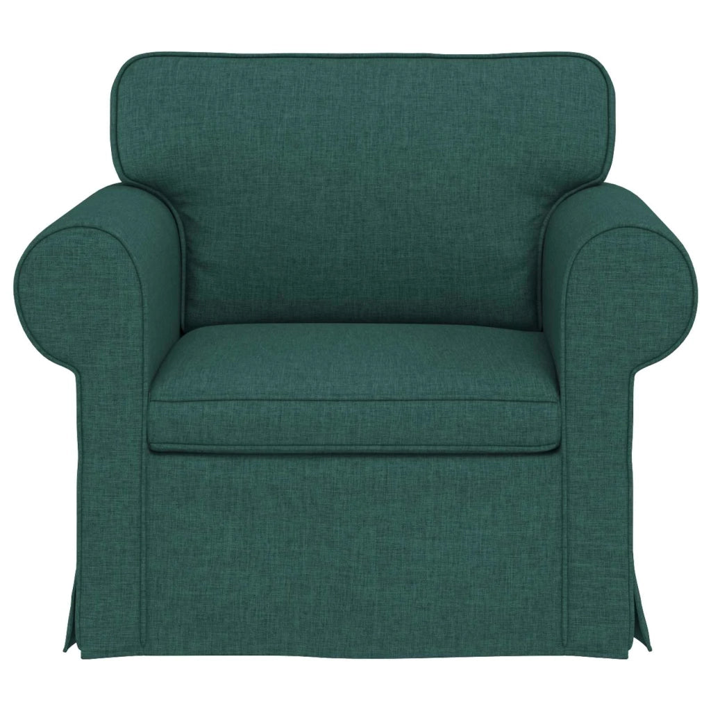 Divano Verde Scuro 95 x 82 x 80 cm Tessuto 42024295