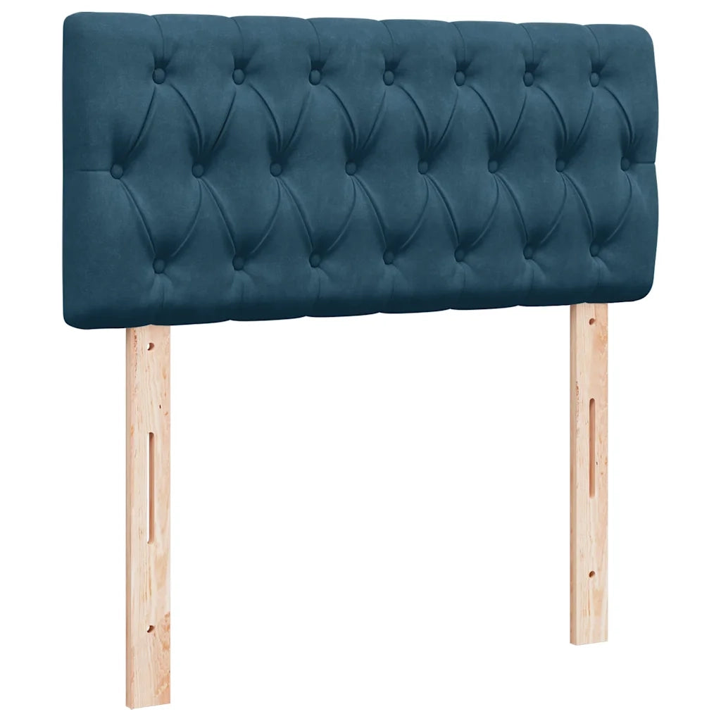 Struttura Letto Pouf con Materasso 80x200 cm Velluto 3311811