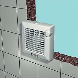 Vortice 11301 M 120-5 Aspiratore Elicoidale da Parete 175 m³-h 20 W 39,5 dB IPX4 colore Bianco