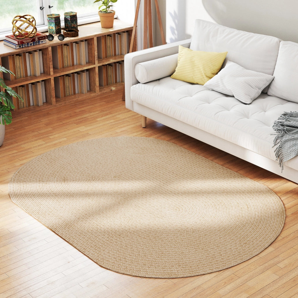 Tappeto Rustico ¨C zephmum ¨C Beige 170x120 cm Lavabile